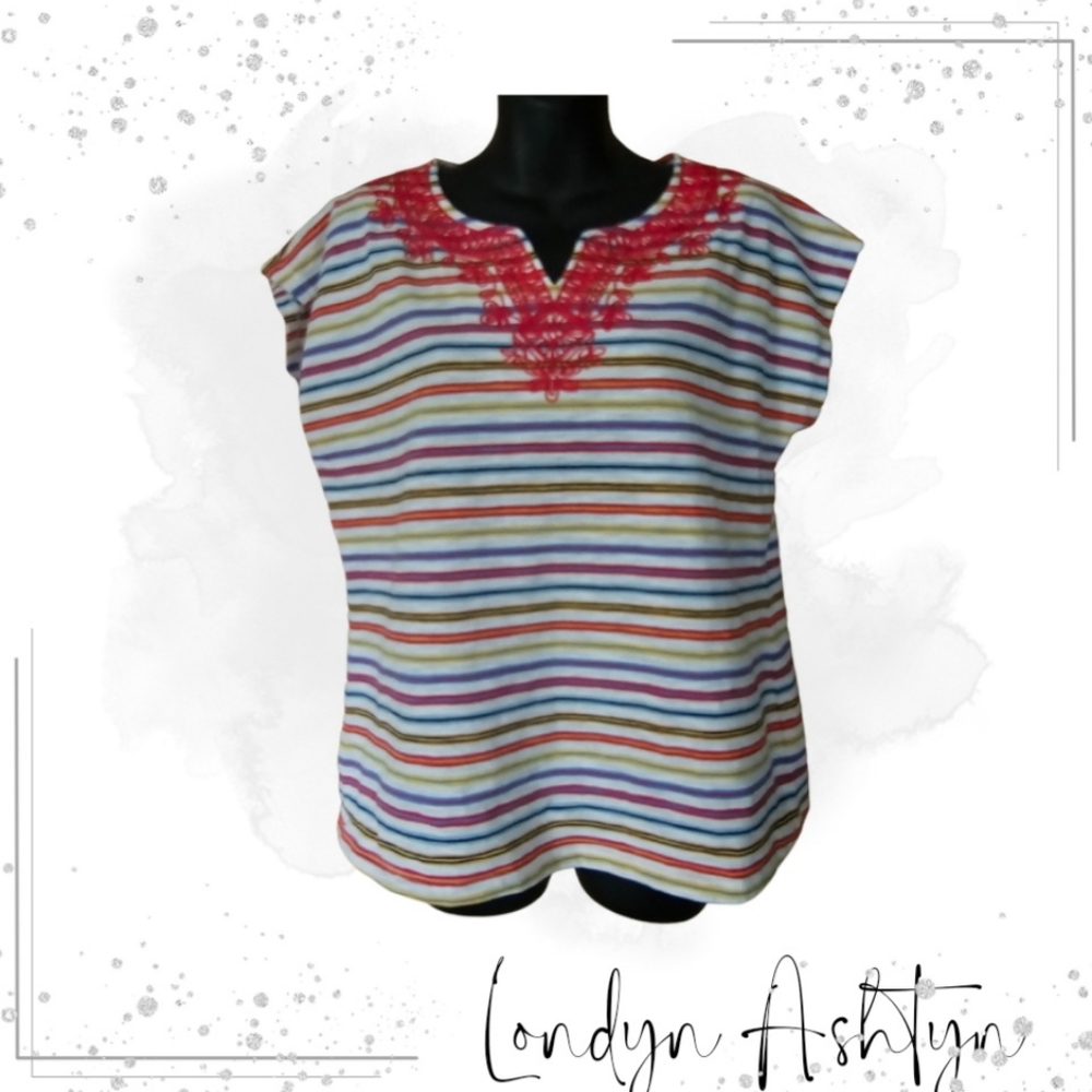 Alia Stripped Sleeveless Top